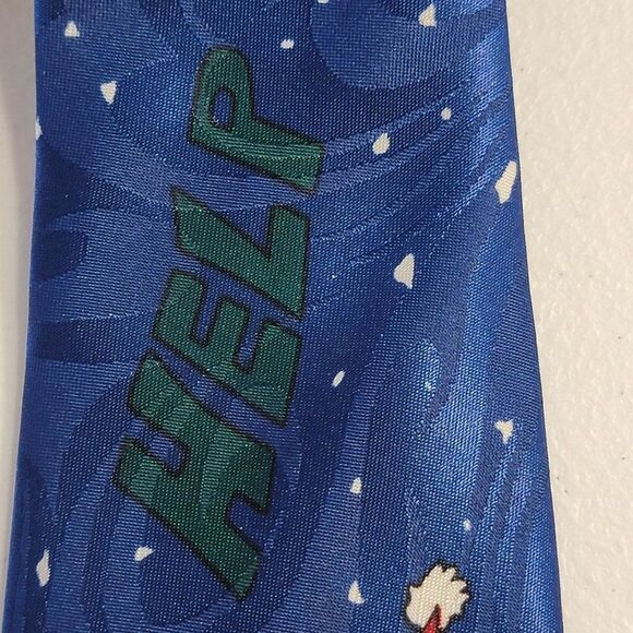 Christmas Necktie Tie Mens 59 3.5 Santa Multicolor Chimney Holiday Party Office - Picture 4 of 8
